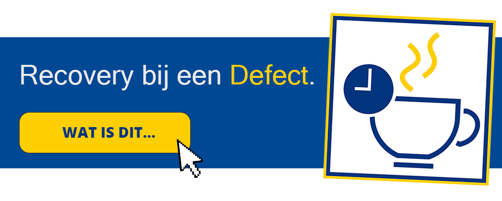 Recovery bij een defect is het terughalen van bestanden uit een kapotte backup of backups. Wat doe je dan?